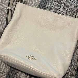 Off White coach purse and crossbody with wallet